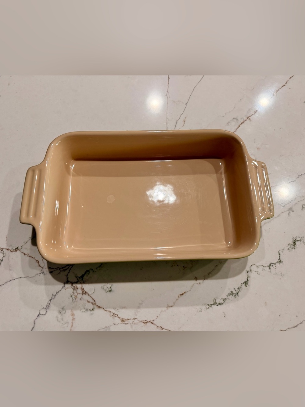 Le Creuset Stoneware Rectangular 14-21 Green Casserole Dish 11x7”
